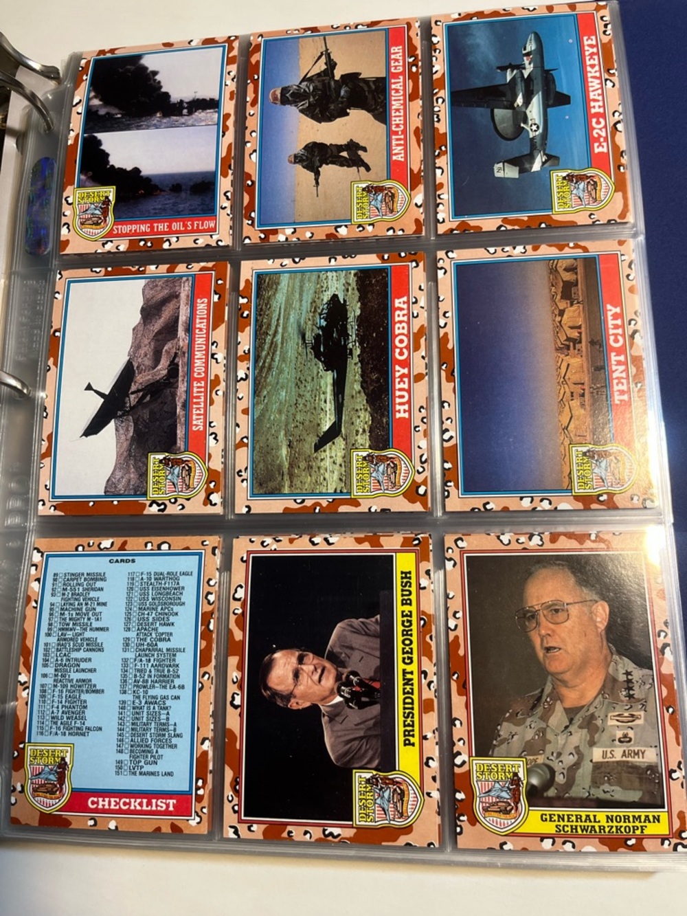 Operation Desert Storm Topp cards Collection Series - Picture 10 of 12